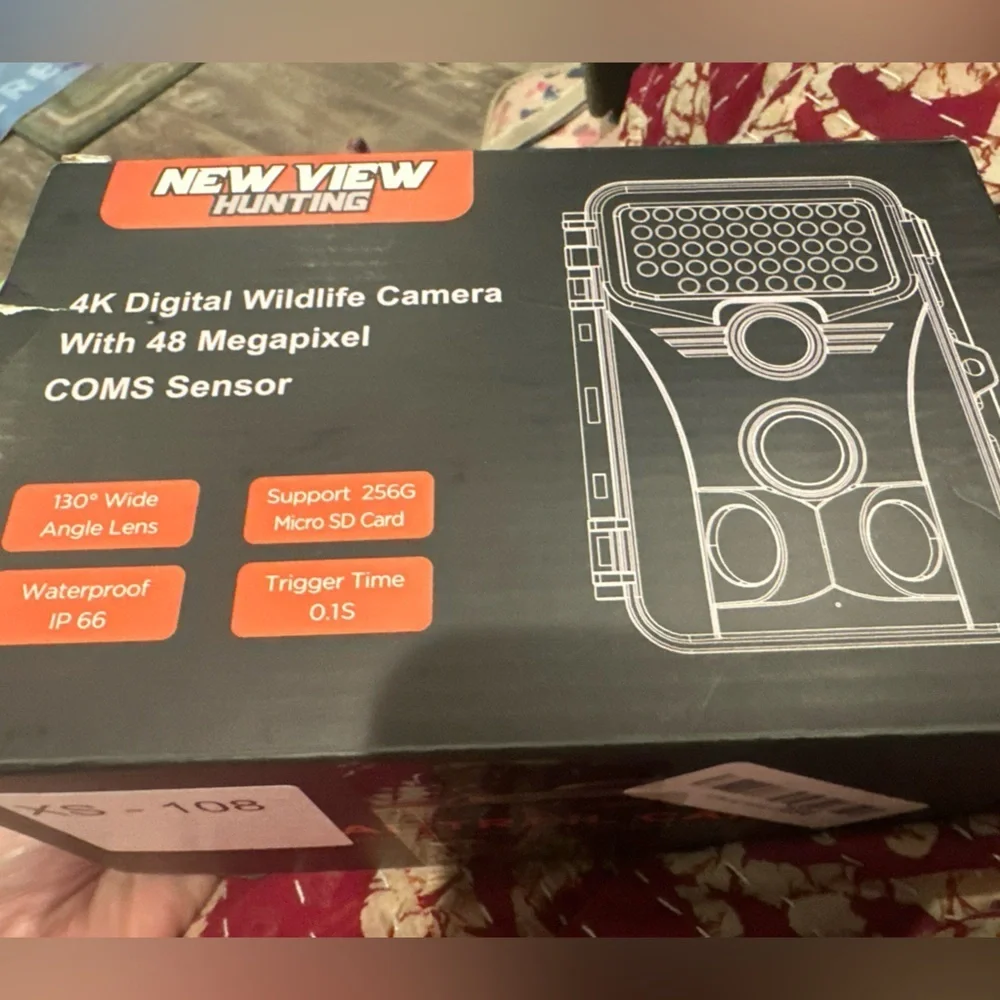 Trail Camera, Real 4K/30FPS 60MP Digital Game Wi-Fi 6 High Speed